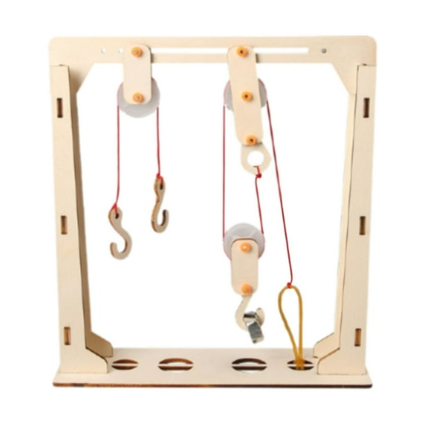 Poleas fijas y móviles para experimentos de física, modelo didáctico multifunción de fácil transporte, juguetes educativos para clases y escuelas.