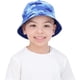 thumbnail image 3 of Addie & Tate Sombrero de pescador reversible azul unisex para niños de 3 a 6 años Addie y Tate Sombrero de copa, 3 of 6