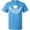 Pacific Blue, variant on Inktastic Grad Squad with Graduation Cap and Wings T-Shirt
