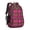 Pink and Green, variant on Blue and White Checkered Pattern Backpack for School, Cute School Bag with Adjustable Shoulder Straps and Padded Back, 16.9"x12.6"x5.9"