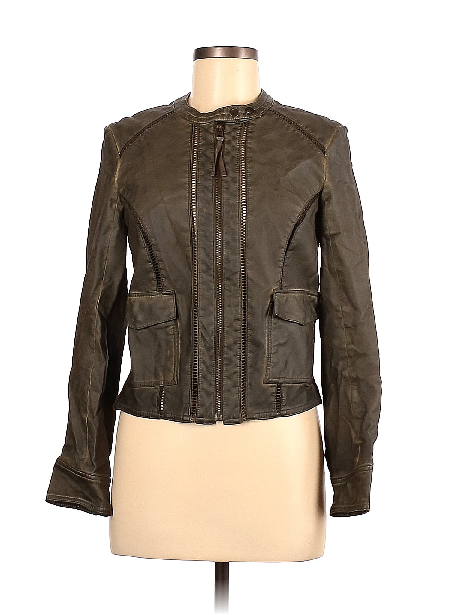 Hei hei vegan leather jacket cheap