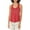 Red - brick, variant on P.J. Salvage Womens Paw-sitive Vibes Pajama Sleep Tank Top, Red, Medium