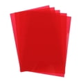thumbnail image 2 of 5 hojas de papel retráctil multicolor con superficie esmerilada rojo, 2 of 9