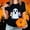 Black, variant on HOMBOM Graphic T Shirts for Women Black Classic Soft Fall Short Sleeve Halloween Ladies Crewneck Tees Vintage Shirts,S