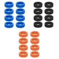 thumbnail image 3 of Maytalsory Ensemble de 8 Manchons de Roue de Bagage Faciles à et Réduisent le Bruit Décoration de Valise Gel de Silice Résistant à l'Usure orange, 3 of 6
