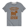 thumbnail image 2 of Country Casuals - Live Life Gate Open - Youth Short Sleeve Graphic T-Shirt, 2 of 6