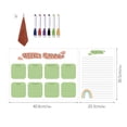 thumbnail image 2 of LCXmlly Magnetic Calendar Magnetic Calendar Kit Scratch proof Dry Erase Fridge Weekly Planner, 2 of 9