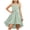 Light Green, variant on WUANDIXFA Girls Mesh Summer Dress Sleeveless Crewneck Bow Tie Waist Asymmetric Buttom A Lined Swing Casual Dresses 5 to 13Y (White, 9-10 Years)