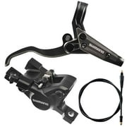 Shimano M445/447 Pre-Bled Rear Disc Brake Resin Pad 1700mm Hose, Black