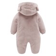 thumbnail image 2 of VNKIDY Boys Bodysuits Winter Baby Cat Cartoon Print Onesie Long Sleeve Hooded Cute Romper For Infant's Daily Wear Warm Styling Cozy Onesie, 2 of 8