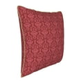 thumbnail image 2 of ZNDUO Throw Pillow, 18"x18" Bed Pillow and Couch Pillows - Indoor Decorative Pillows，Red Vintage Damask Design Throw Pillow, 2 of 8