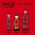 thumbnail image 5 of Coca-Cola Zero Sugar Soda Pop Bottles, 12 fl oz, 8 Pack, 5 of 6