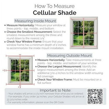 Linen Avenue Cordless Cellular Top Down Bottom Up Light Filtering Shade 50 1/4 W x 48 H, Dark Grey (Arrives 1/4" Narrower)