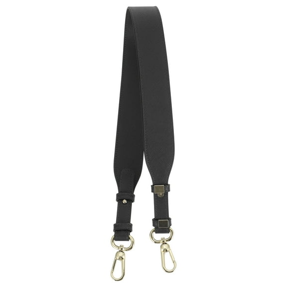 Soimiss Embroidered Purse Strap Bag Strap Women Black Adjustable Daily Use 1 Pcs