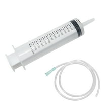 150ml Syringe ,Plastic Syringe with 40 Inches Plastic Tubing for Plant Irrigation, Perfumes, Inks, Feeding Pets