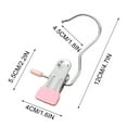 thumbnail image 4 of Xihbxyly Clips de Acero Inoxidable, Percha Compacta para Secar Ropa, Ganchos Multifuncionales de Alta Resistencia, Diseño Giratorio de 360°, Solución de Almacenamiento para Viajes y Campamentos, Esen, 4 of 7