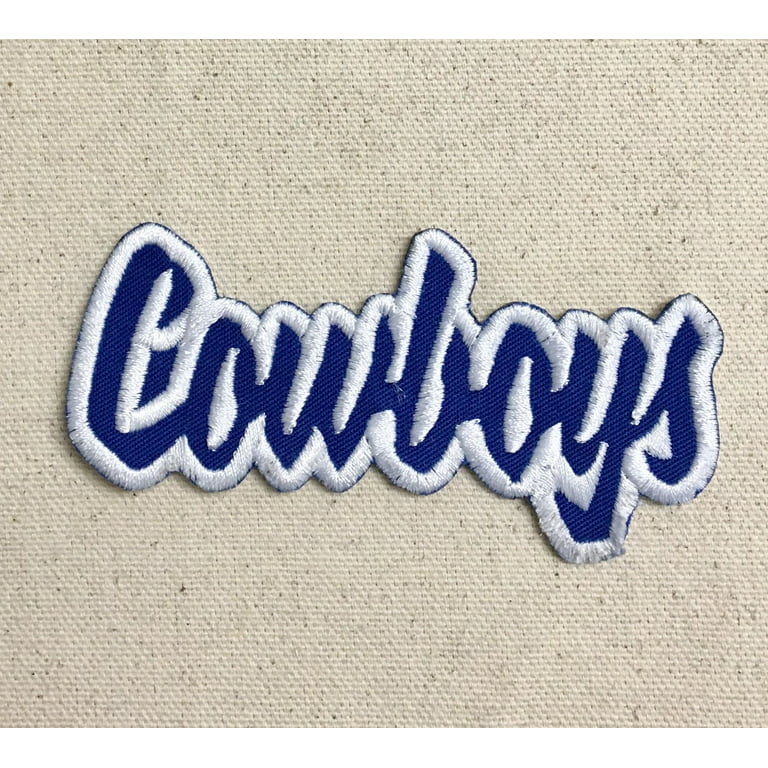 2 - Dallas Cowboys vintage embroidered iron on Patches 3x 3 & 4x 3Nice!!