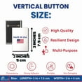 thumbnail image 5 of Vertical Button - State Seal Nevada - USA | Wearable Lapel Pin, Travel Souvenir, Collectible Display Piece, 5 of 9