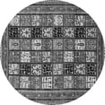 thumbnail image 1 of Ahgly Company Indoor Round Abstract Gray Modern Area Rugs, 7' Round, 1 of 4