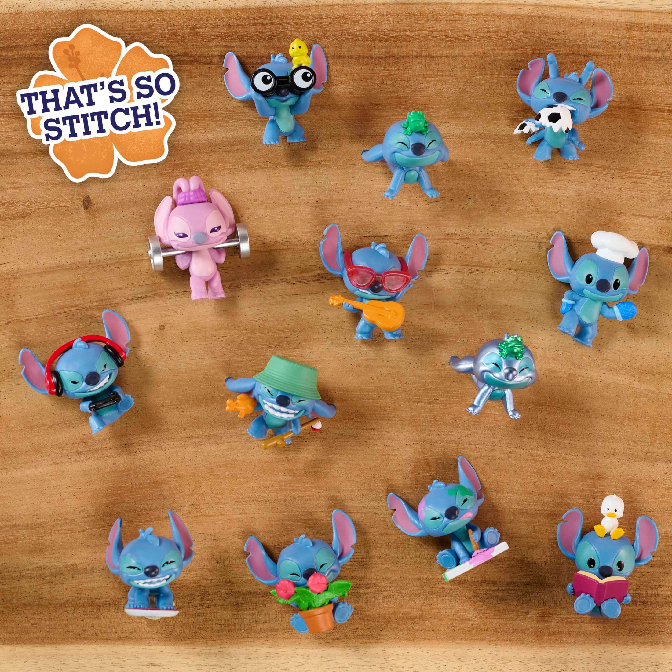 Disney Stitch That’s So Stitch Collectible Figures - Series 4, 2-inch Surprise Figure, Ages 3+