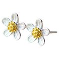thumbnail image 1 of Minnieouse 1 par de pendientes de flores para mujer para ceremonia de boda, diseño Simple para banquete, pendientes de tuerca para niñas, Ropa, zapatos y accesorios Miscelánea, 1 of 6