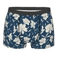 thumbnail image 4 of Goofa Lilies Flowers Printed Men's Boxer Briefs Underwear, Moisture-Wicking Underwear, Trunk,Soft and Breathable Cotton Underwear-Medium, 4 of 9