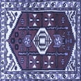 thumbnail image 1 of Ahgly Company Indoor Square Persian Blue Traditional Area Rugs, 8' Square, 1 of 4