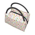 thumbnail image 5 of Vsdgher Dessert Print Insulated Reusable Bags with Sturdy Zipper and Handles, Foldable Totes for Hot or Cold Food Bring or Delivery, 5 of 8