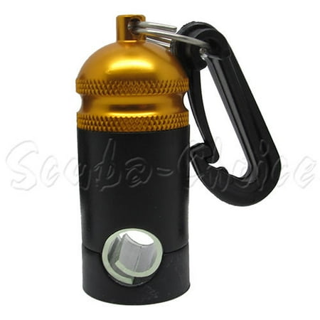 Diving Clips - Scuba Diving Dive Heavy Duty Regulator Octopus Hose Holder Clip Holds 3KG (Gold)