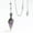 Amethyst, variant on Natural Quartz Crystal Pendulum Healing Chips Stone Reiki Chakra Chain Pendant-Carnelian