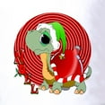 thumbnail image 3 of CafePress - Noel Turtle Golf Shirt - Golf Shirt, Pique Knit Golf Polo, 3 of 4