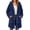 05#Navy, variant on Womens Sherpa Fleece Winter Coats Oversized Zip Up Hooded Warm Jackets with Pockets Long Sleeves Loose Casual Fall Coat