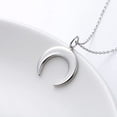 thumbnail image 4 of Collier Pendentif Croissant de Lune pour Femmes, 4 of 4