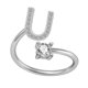 thumbnail image 1 of Xihbxyly Collar con El Alfabeto de Moda, Elegante Colgante de Letras de Cobre con Incrustaciones de Diamantes de Imitación, Accesorio Ajustable, Regalo de Boda, Ideal para Mamás, Novias y Amigas., 1 of 2