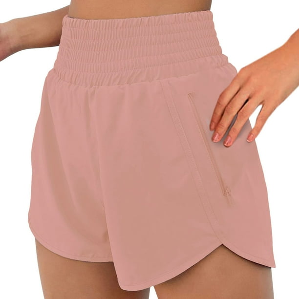 Shorts For Women Womens Running Quick Dry Shorts Workout Elastic Waist