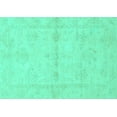 thumbnail image 1 of Ahgly Company Indoor Rectangle Abstract Turquoise Blue Modern Area Rugs, 5' x 7', 1 of 4