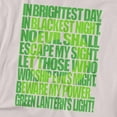 thumbnail image 2 of Green Lantern T-Shirt Green Lantern Oath Unisex Graphic Tee For Men & Women Silver&nbsp;, 2 of 7