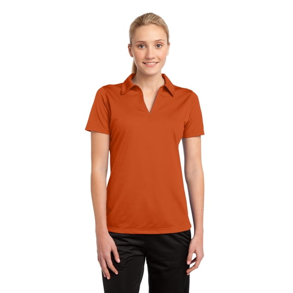 Sport-Tek Women's 100 Percent Polyester Active Textured Polo - LST690