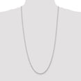 thumbnail image 2 of 14k White Gold 30 Inch 3mm Quadruple Rope Chain Necklace Pendant Charm, 2 of 9
