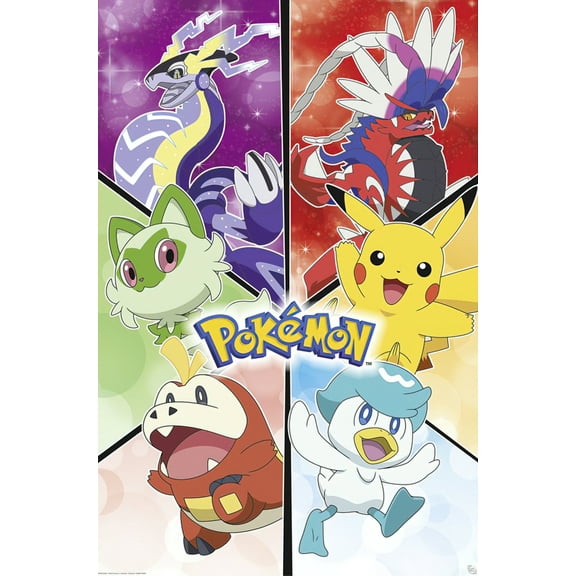 Pokemon - TV Show / Gaming Poster (Scarlet & Violet Characters) (Size: 24 x 36")