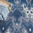 thumbnail image 6 of Safavieh IKT652M Ikat Blue / Ivory, 6 of 10