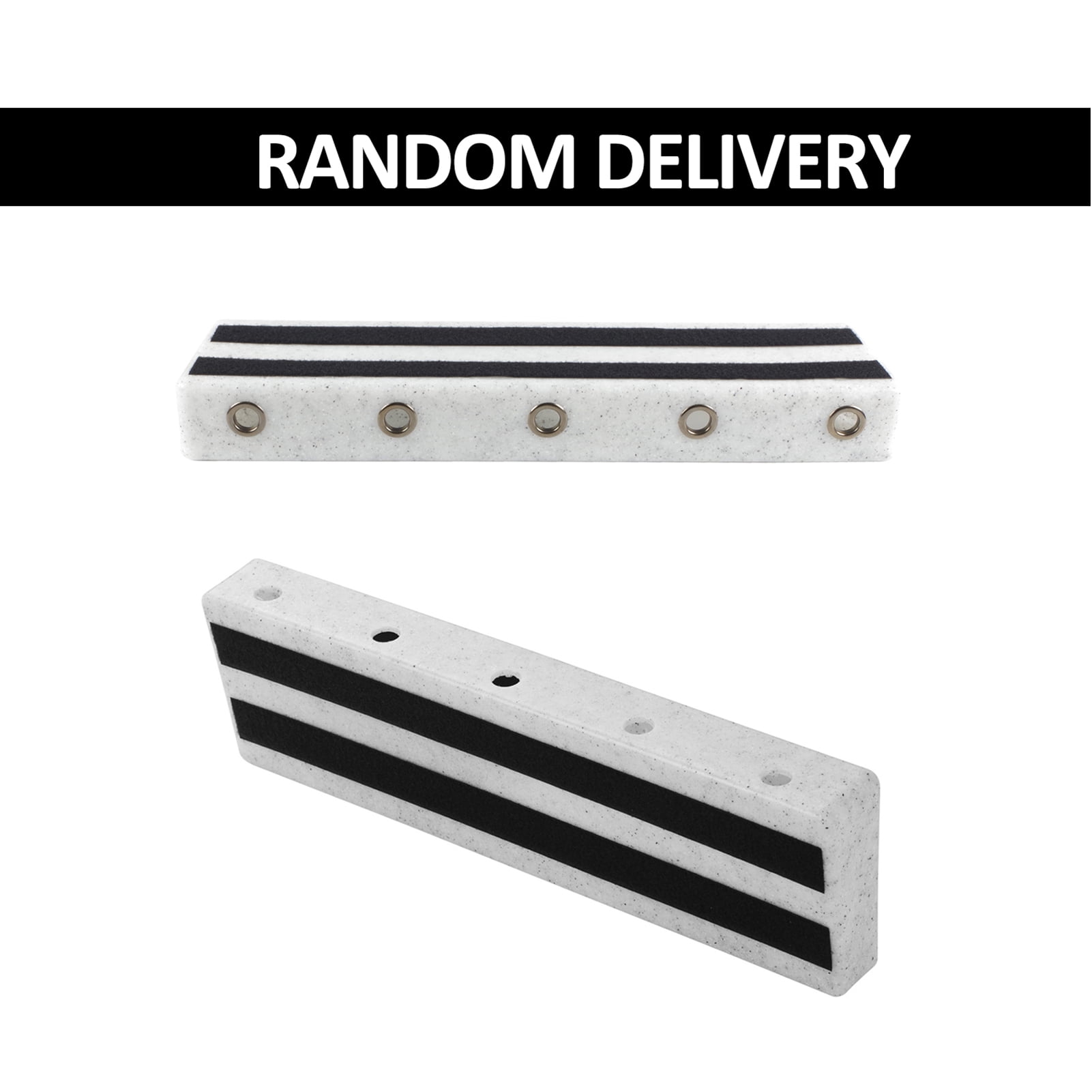 Elowen Plastic Pedal Board -3 Small Portable Guitar Effect Pedal Board Lightweight Engineering Plastic with Linking Tapes