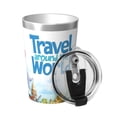 thumbnail image 2 of PAYOHTO Famous Landmarks Insulated Stainless Steel Tumbler 12 oz Thermos Come with Straw Kids Leak-Proof Travel Mug Cup, 2 of 7