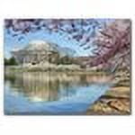 Trademark Art "Jefferson Memorial" Canvas Art by CATeyes