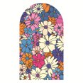 thumbnail image 3 of Adhesivos de pared coloridos con forma de arco floral de PVC, 3 of 4