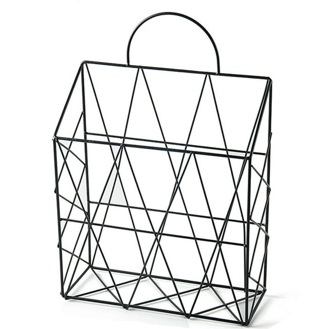 Coofit Wall File Holder Iron Grid Wall File Organizer Document Organizer Mail Organizer
