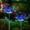 thumbnail image 1 of Luces solares para jardín, luces solares para decoración al aire libre, árbol Artificial multicolor regulable DIY, Solar, 1 of 5