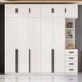 thumbnail image 3 of Clothing Rack Drawers Wardrobes Mobile Storage Simple Dressers Cupboard For Clothes Hanging Apartment Ropero Furniture Bedroom My Lux Decor Round, 3 of 34