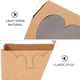 thumbnail image 5 of unbranded 14Ud Caja Para Pasteles Y Postres Color Marrón Claro Con Ventana Para Repostería, 5 of 6