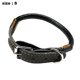 thumbnail image 2 of Circle T - Collar redondo para perro de cuero curtido de roble, negro,, 2 of 5